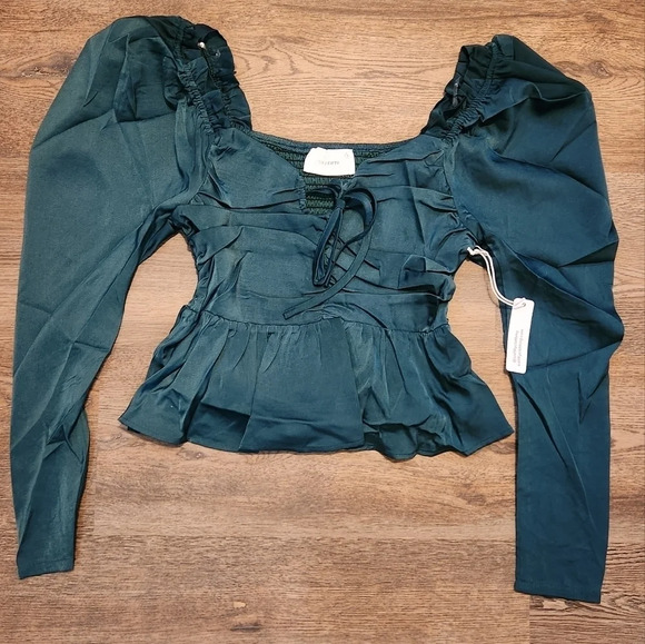 NWT Ruby Blouse by Six/Fifty - Picture 2 of 7